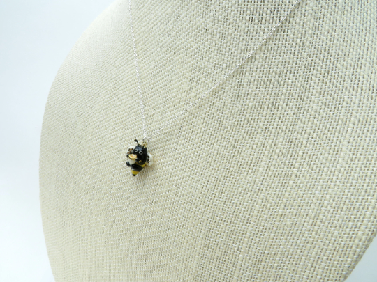 Bee Cat Necklace