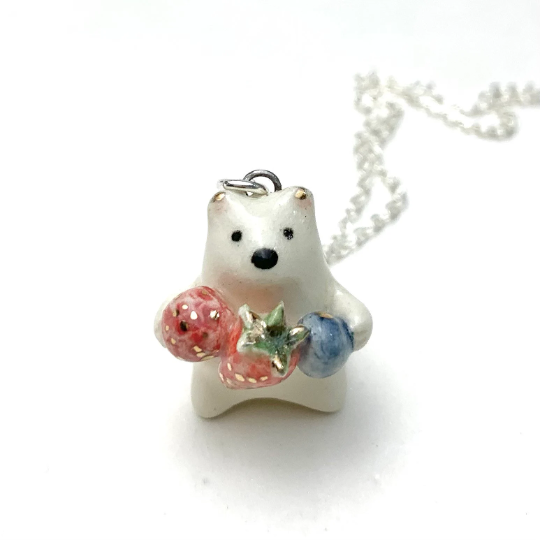 Berry Bear Necklace