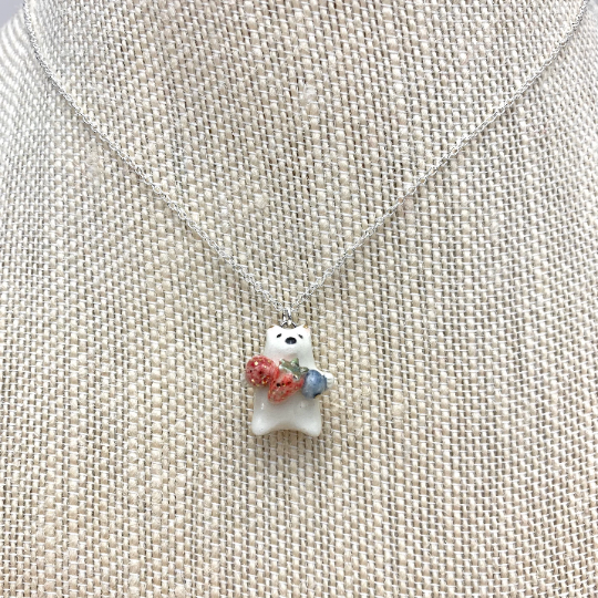 Berry Bear Necklace