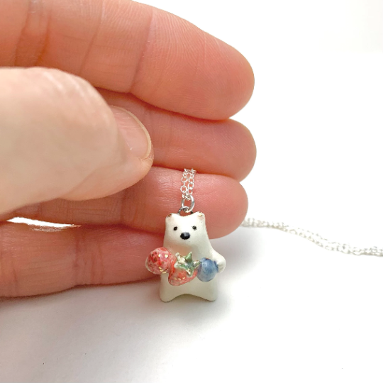 Berry Bear Necklace