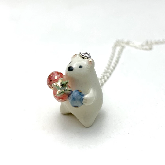 Berry Bear Necklace