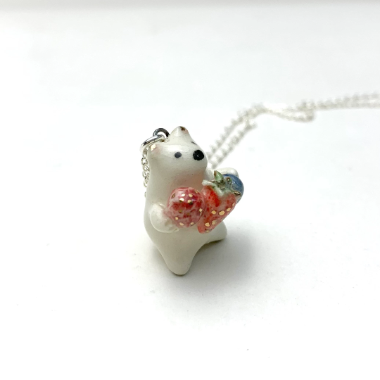 Berry Bear Necklace