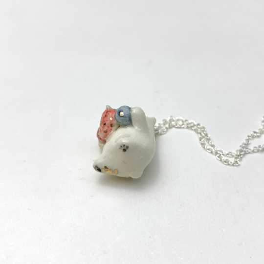 Berry Bear Necklace
