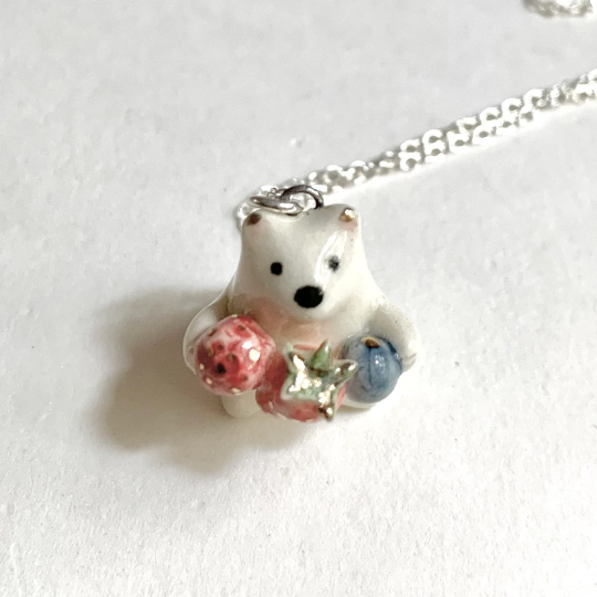 Berry Bear Necklace