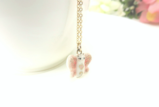 Butterfly Cat Necklace
