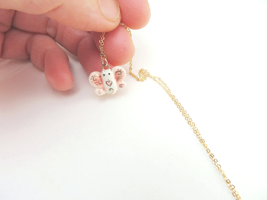 Butterfly Cat Necklace