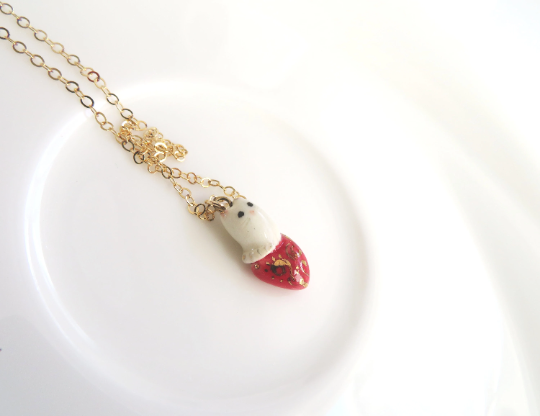 Cat Heart Necklace