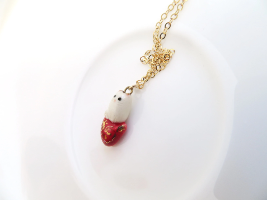 Cat Heart Necklace