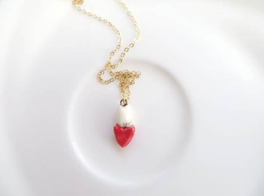 Cat Heart Necklace