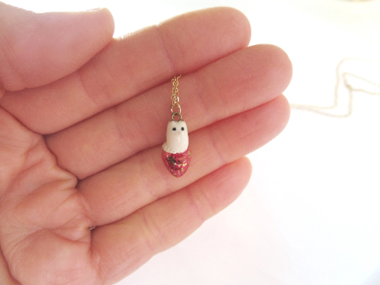 Cat Heart Necklace
