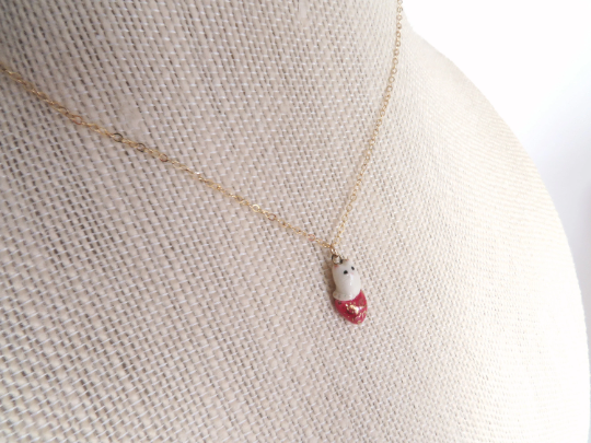 Cat Heart Necklace