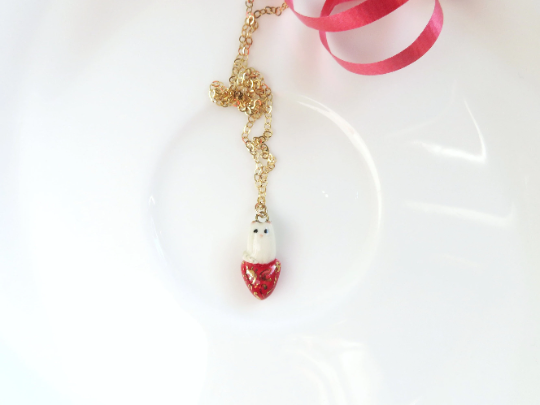 Cat Heart Necklace