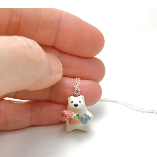 Christmas Bear Figurine