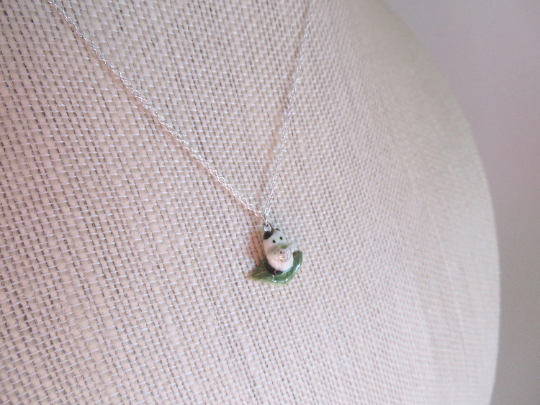 Coffee & Tea Cat Necklace