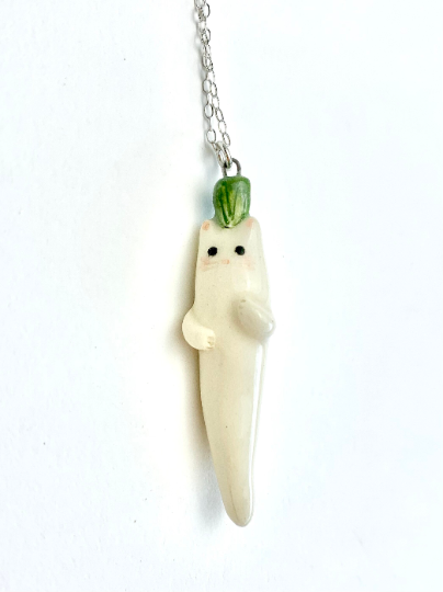 Daikon Cat Necklace