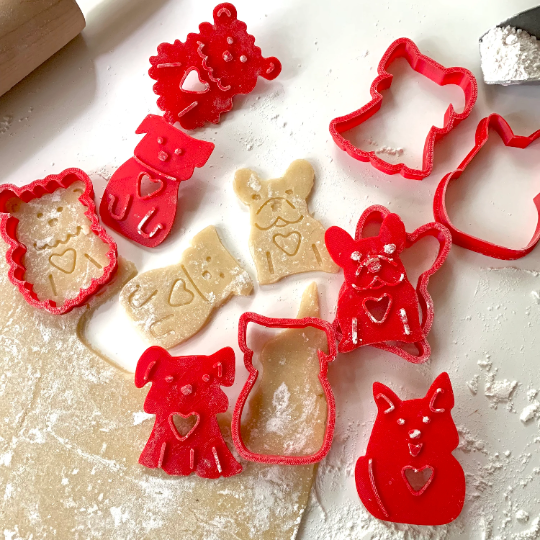 Puppy Cookie Cutters & Stamps