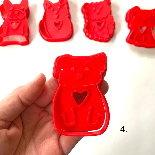 Puppy Cookie Cutters & Stamps