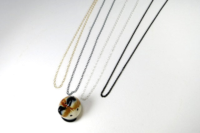 Polka Dot Cat Necklace