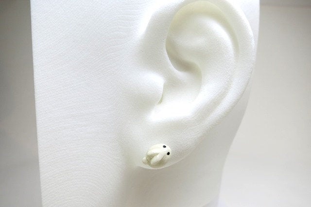 Tiny Bunny Stud Earrings