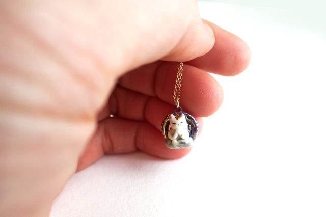 Yogi Cat Necklace