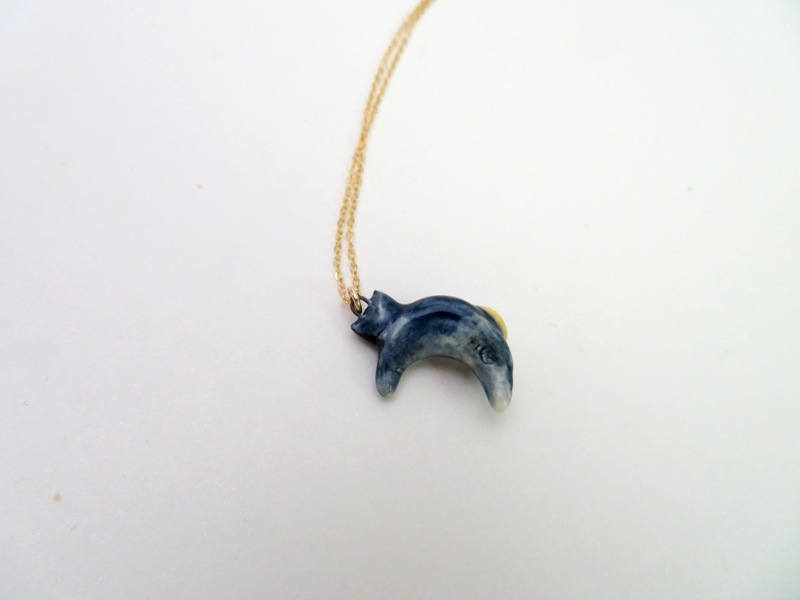 Moon Cat Necklace