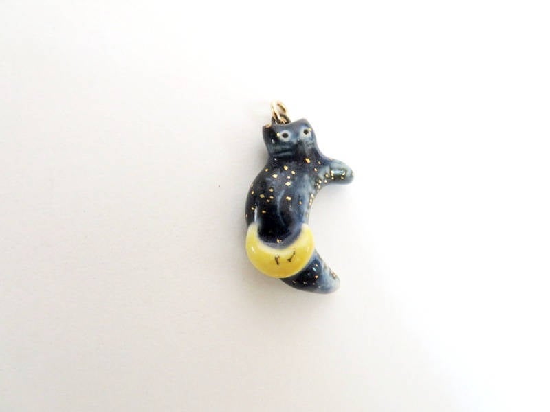 Moon Cat Necklace