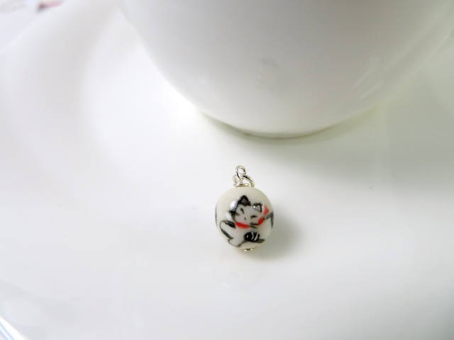Cat Ball Charm Necklace