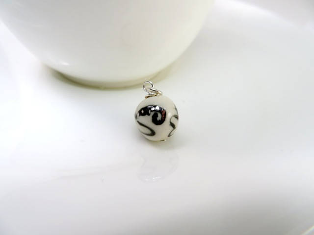 Cat Ball Charm Necklace
