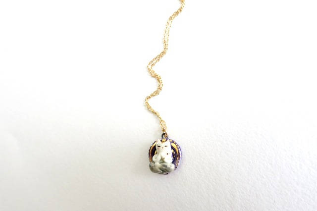 Yogi Cat Necklace