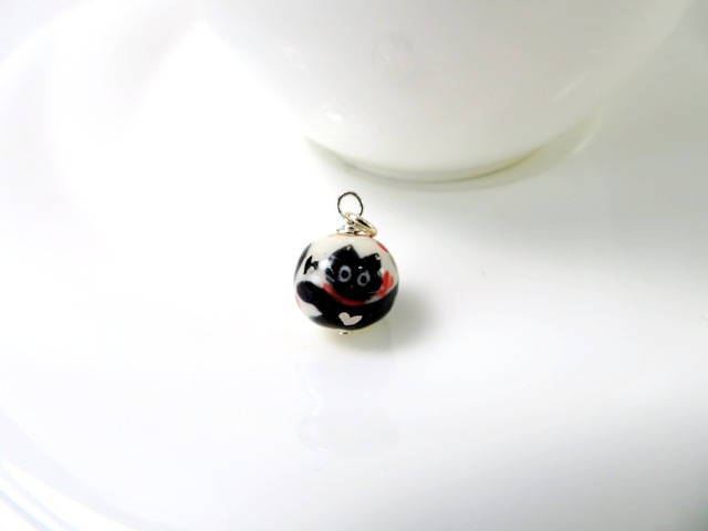 Cat Ball Charm Necklace