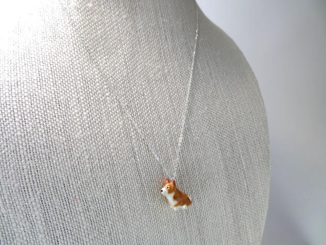 Corgi Puppy Necklace