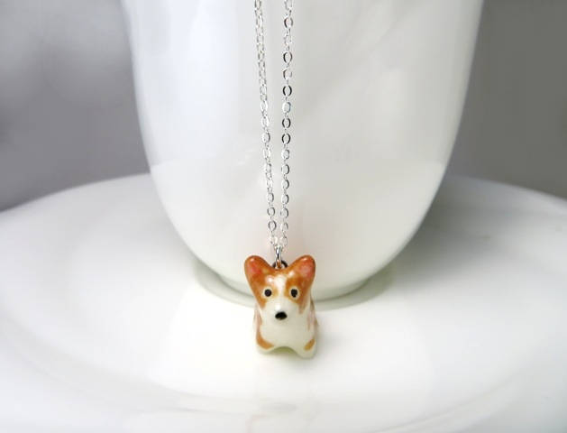 Corgi Puppy Necklace
