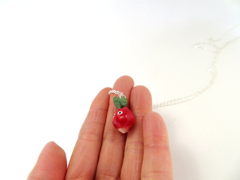 Radish Cat Necklace