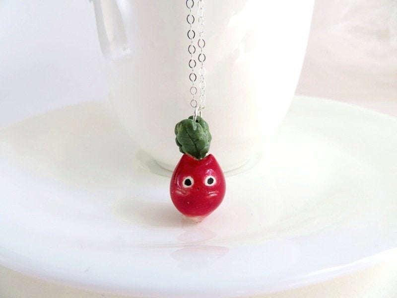 Radish Cat Necklace