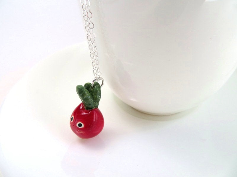 Radish Cat Necklace