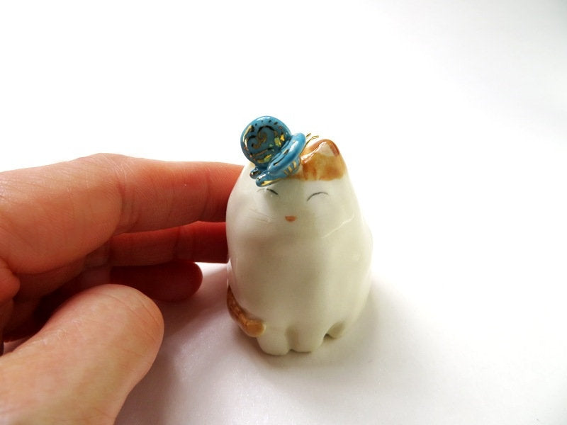 Butterfly Cat Figurine