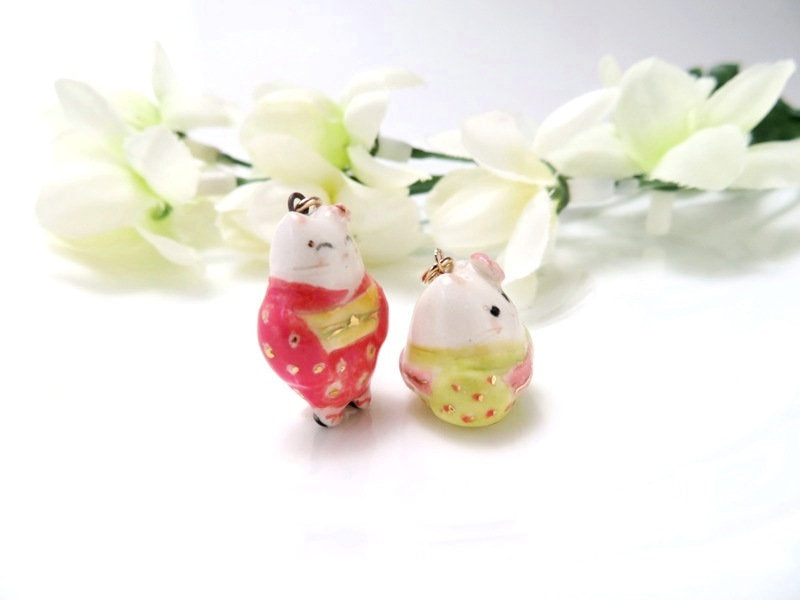 Kimono Cat Necklace