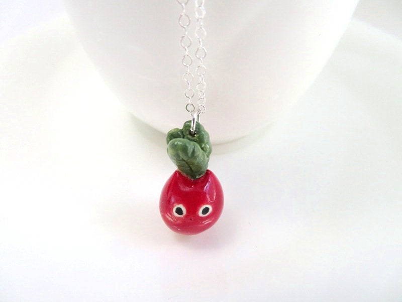 Radish Cat Necklace