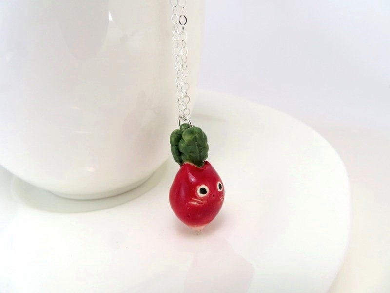 Radish Cat Necklace