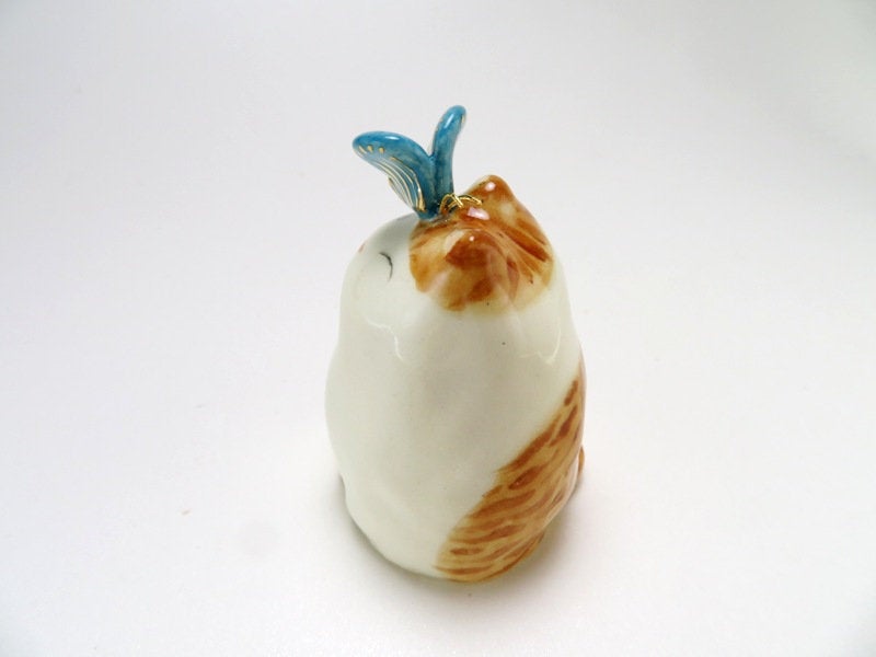 Butterfly Cat Figurine