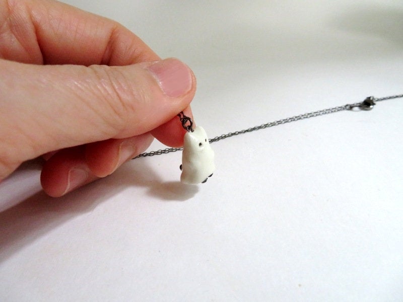 Ghost Cat Necklace