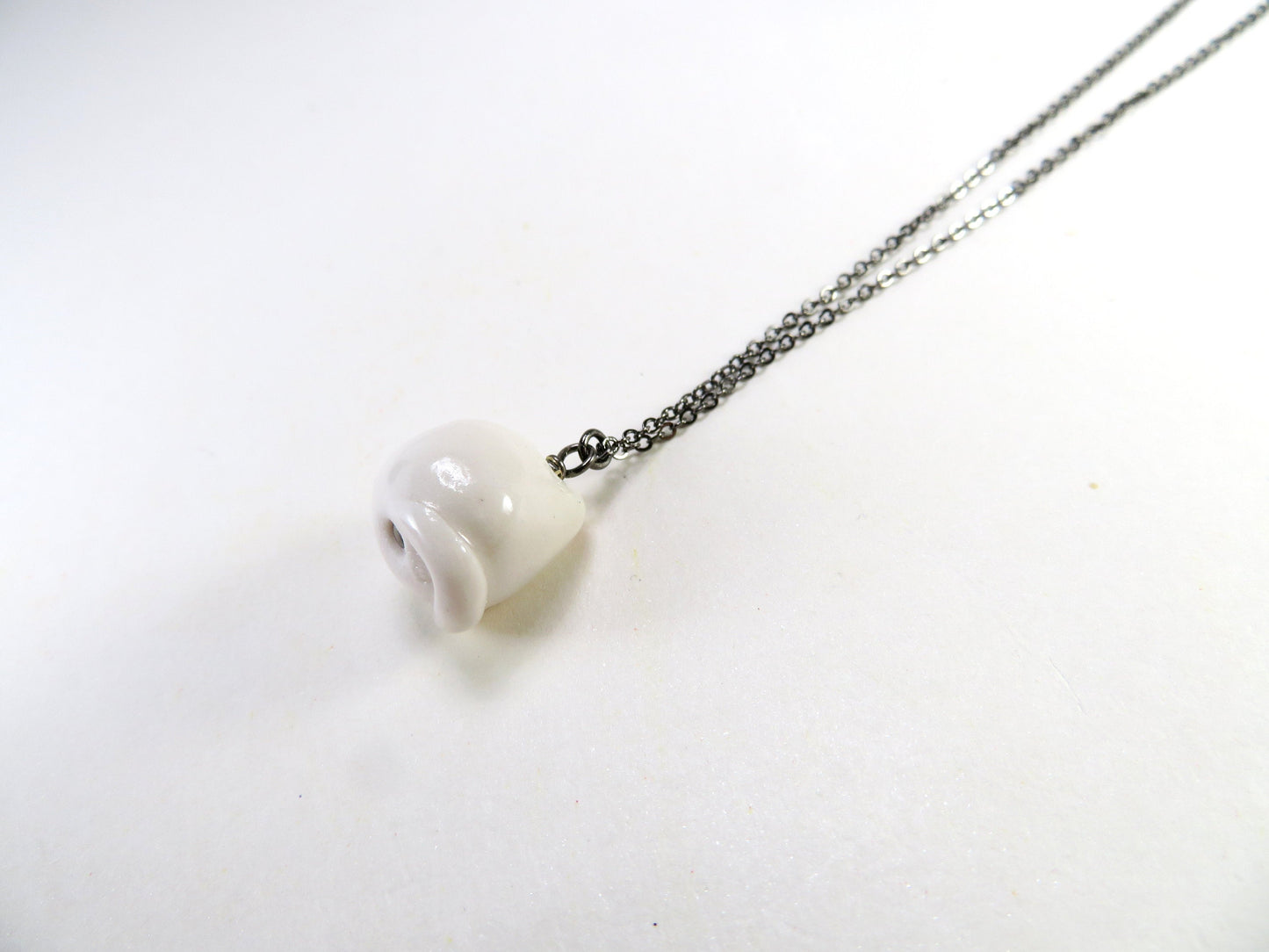 White Cat Necklace