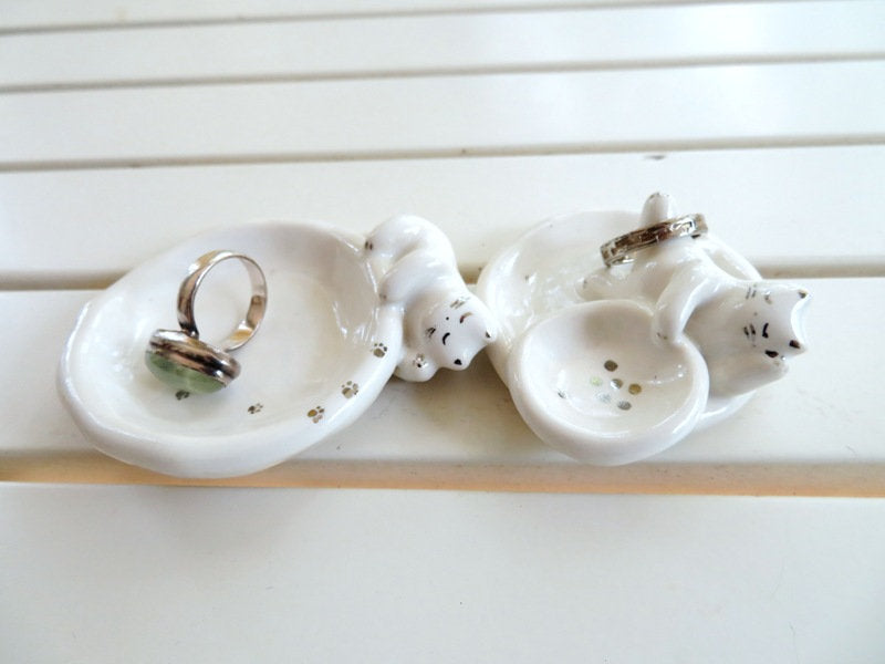 Lazy Cat Ring Dish