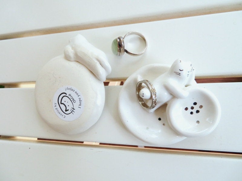 Lazy Cat Ring Dish