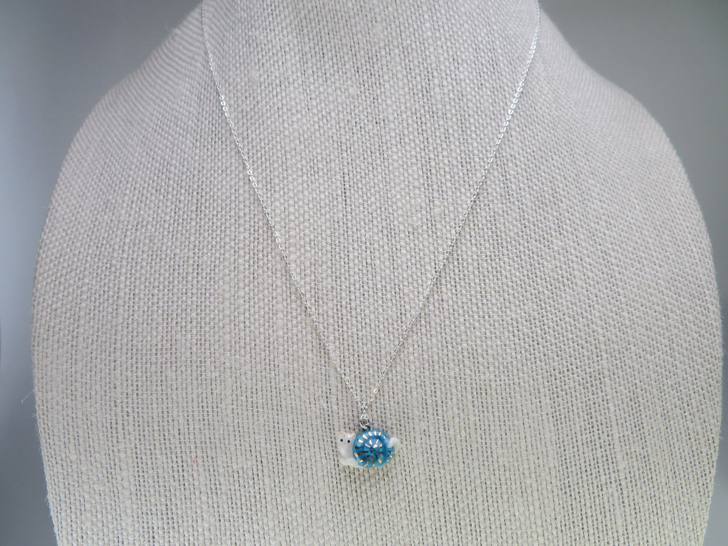 Snail Cat Necklace