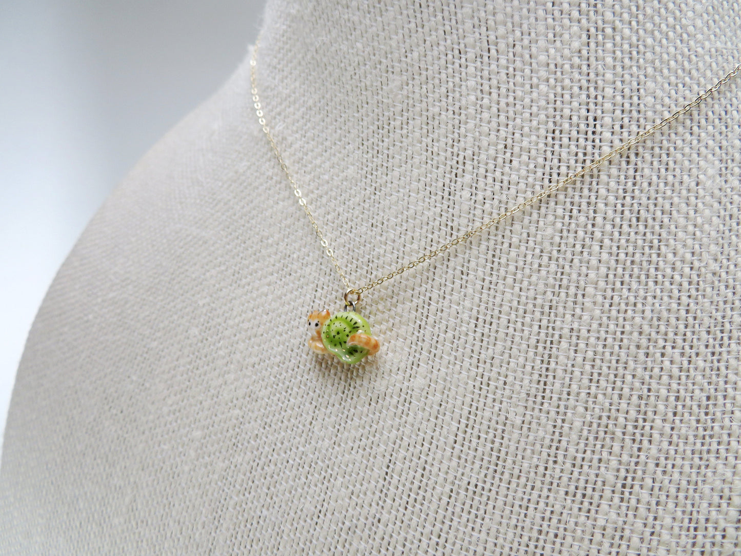 Snail Cat Necklace