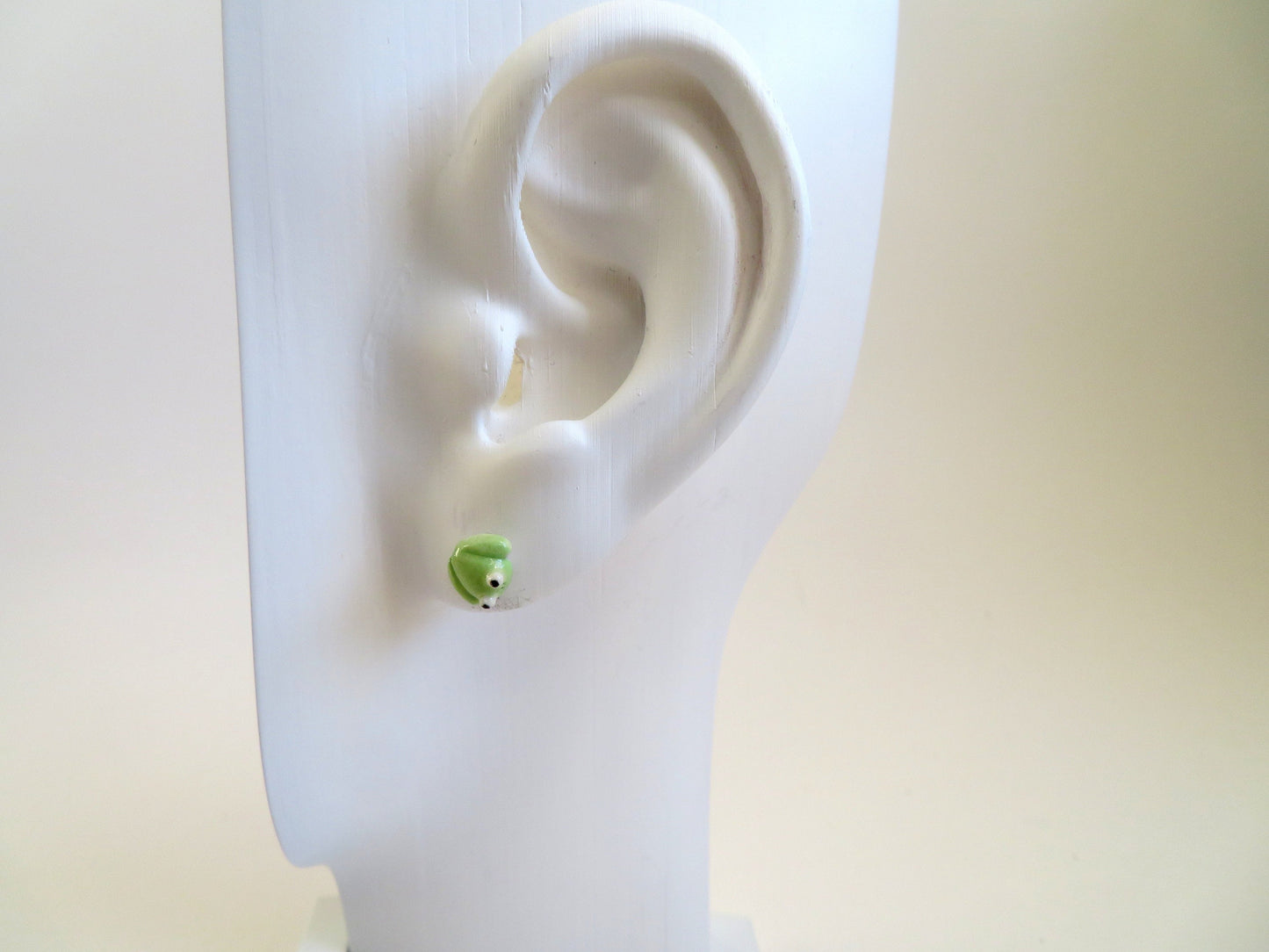 Tiny Frog Stud Earrings
