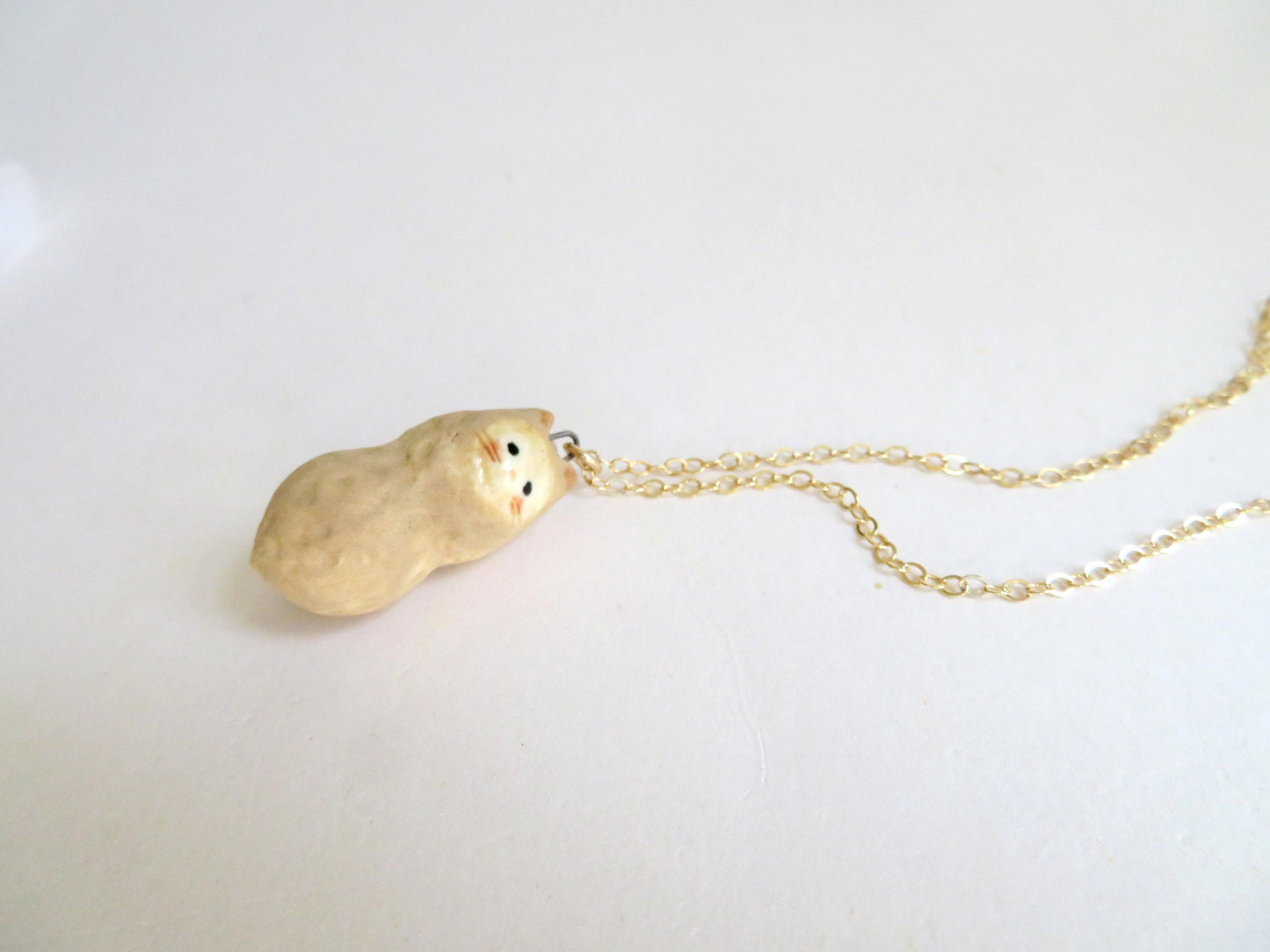 Peanut Cat Necklace