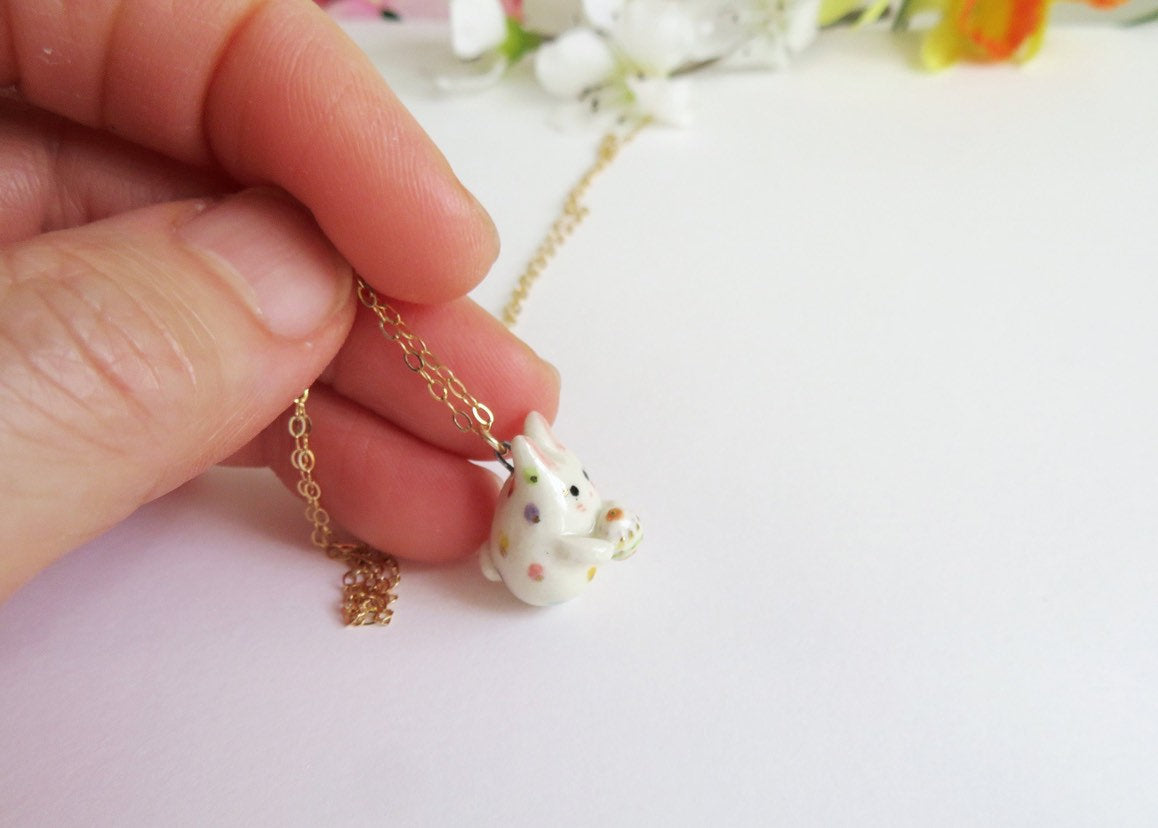 Easter Bunny Necklace