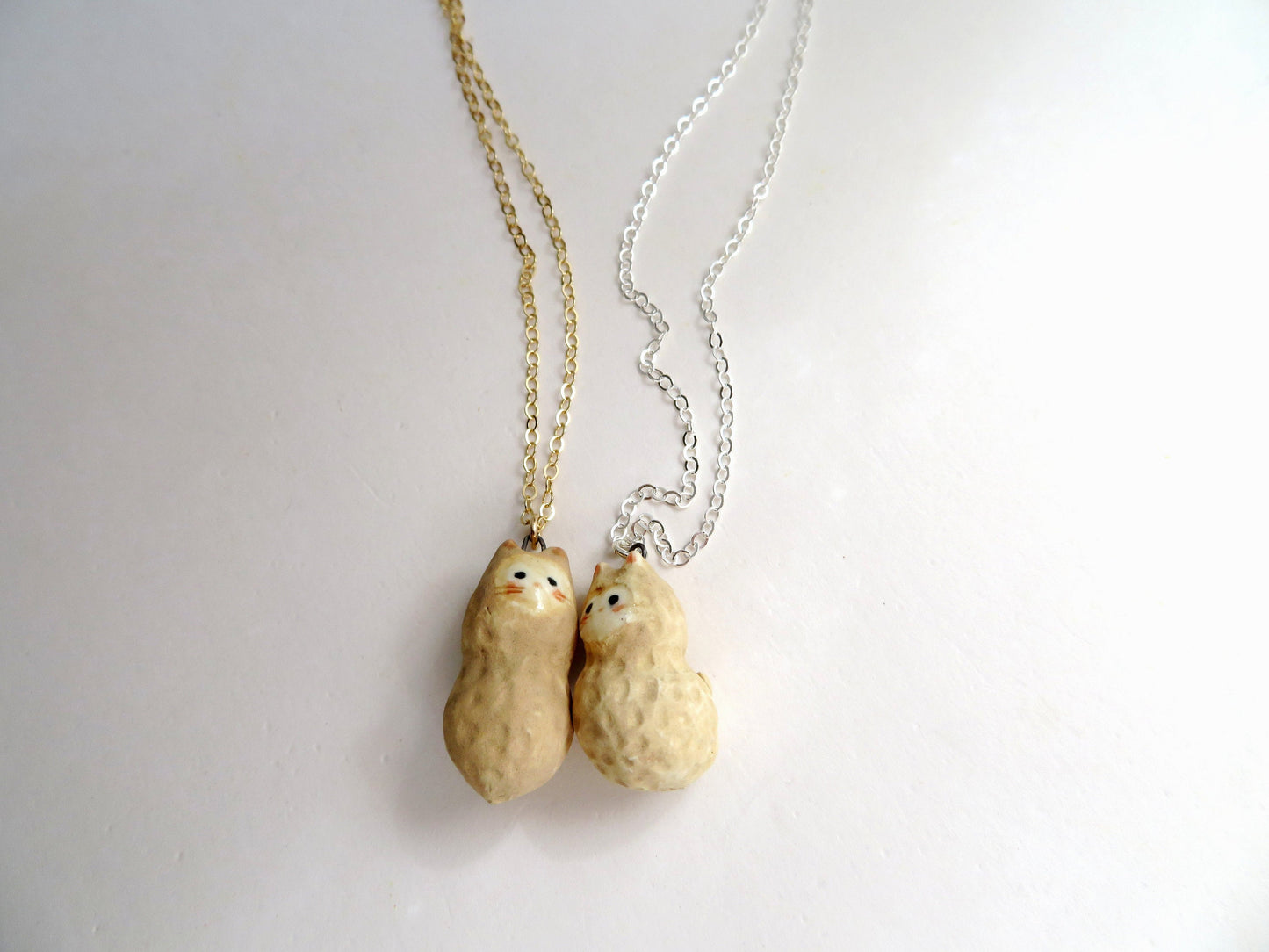 Peanut Cat Necklace